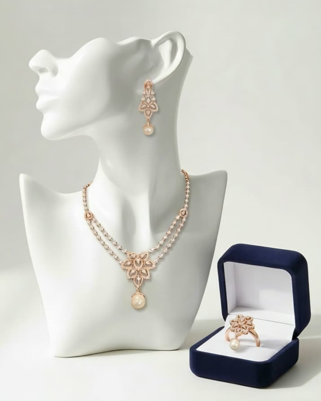 Jawadi bridal diamond jewellery — the purity of Type IIA in finished form